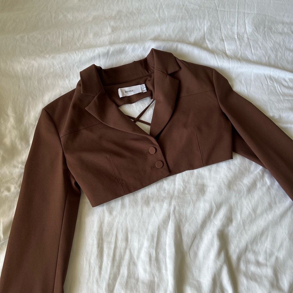 Brown blazer